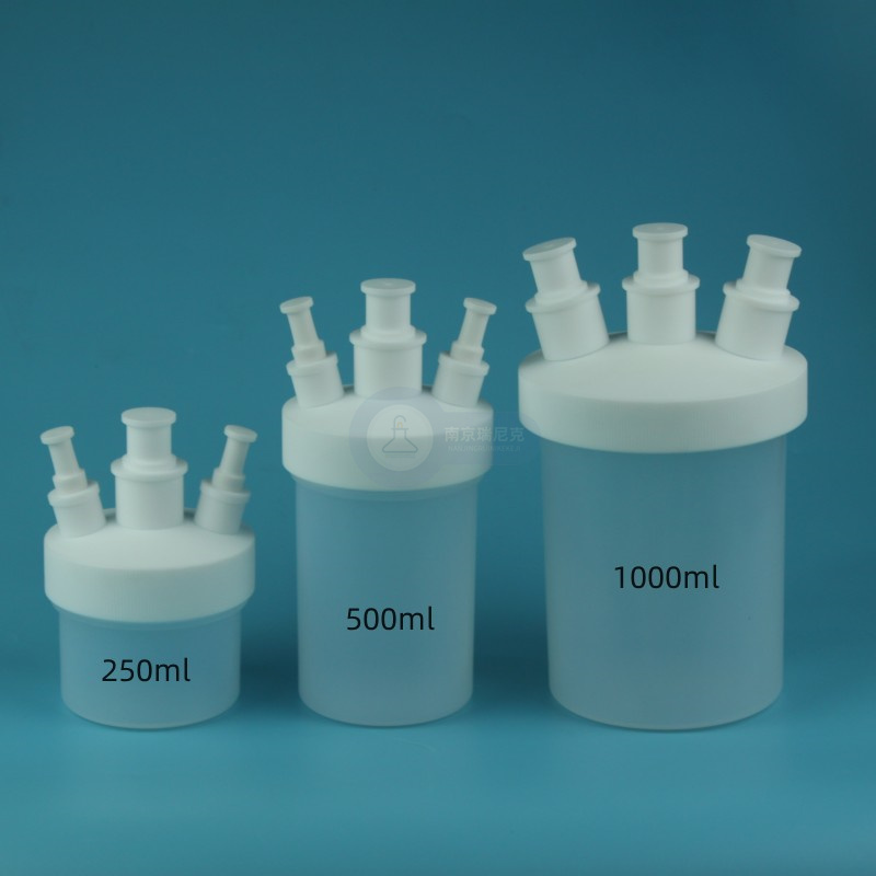 PFA反應罐250ml500ml1000ml三頸多頸可選擇特氟龍蒸餾反應瓶